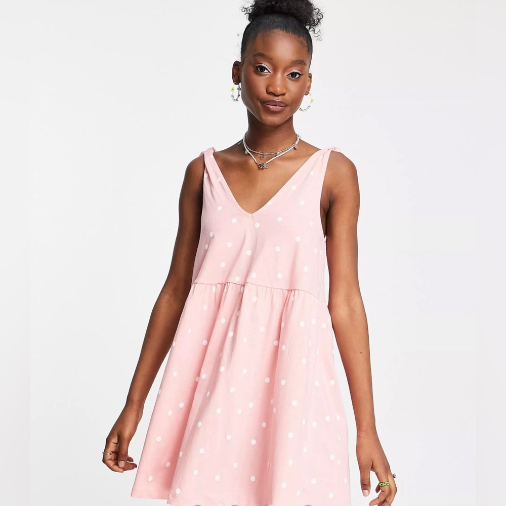 ASOS Bunny Tie Smock Dress